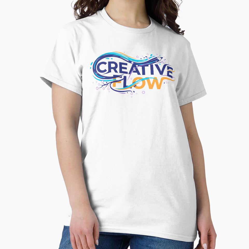 Creative Flow Artist Mindset USA by Gilded Dreams - Adult & Kids T-Shirts, Sweatshirts & Hoodies apparel design preview 2