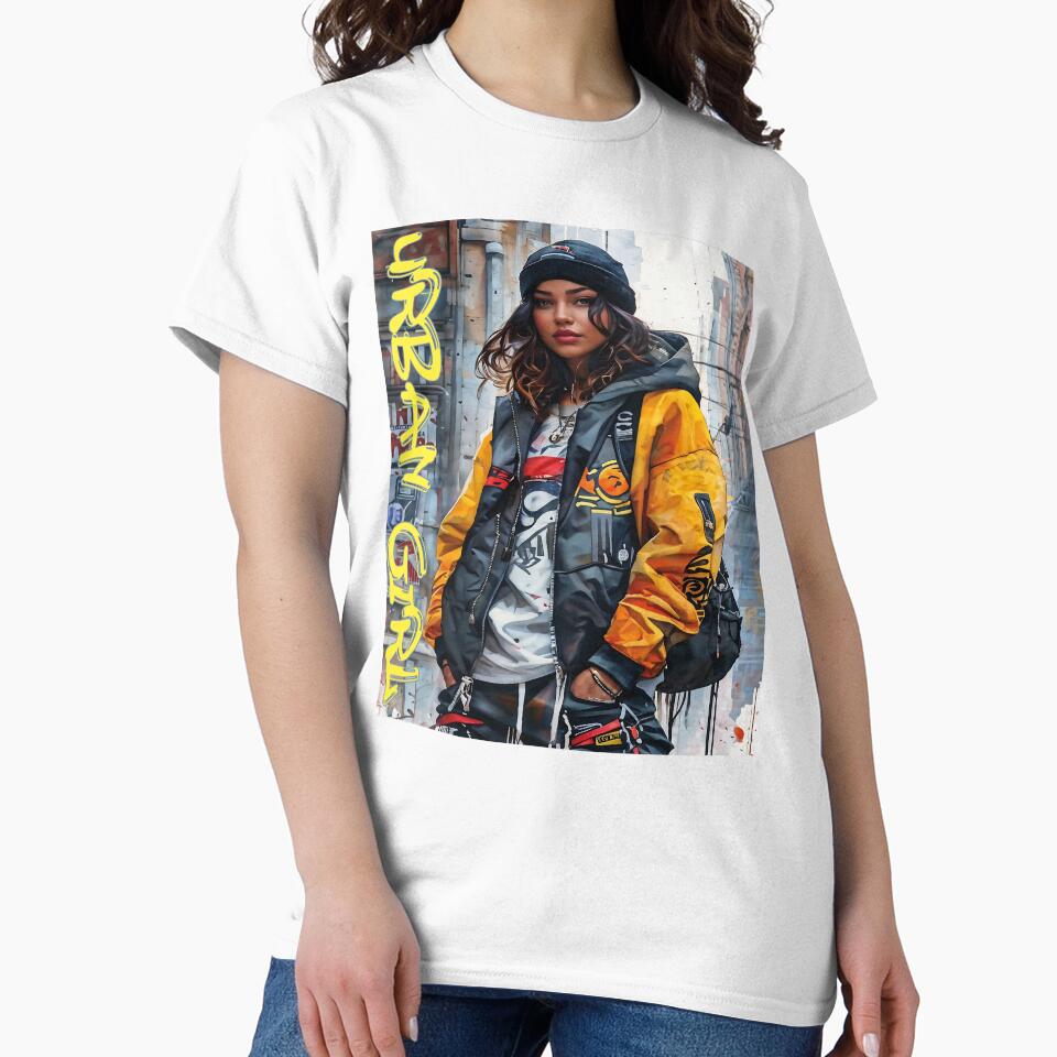 Cool Urban Girl by al21ex - Adult & Kids T-Shirts, Sweatshirts & Hoodies apparel design preview 2