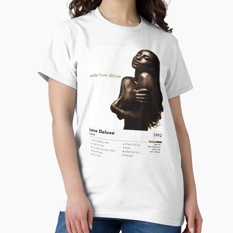 Sade Love Deluxe Album Card by theoralcollage - Adult & Kids T-Shirts, Sweatshirts & Hoodies apparel design preview 2