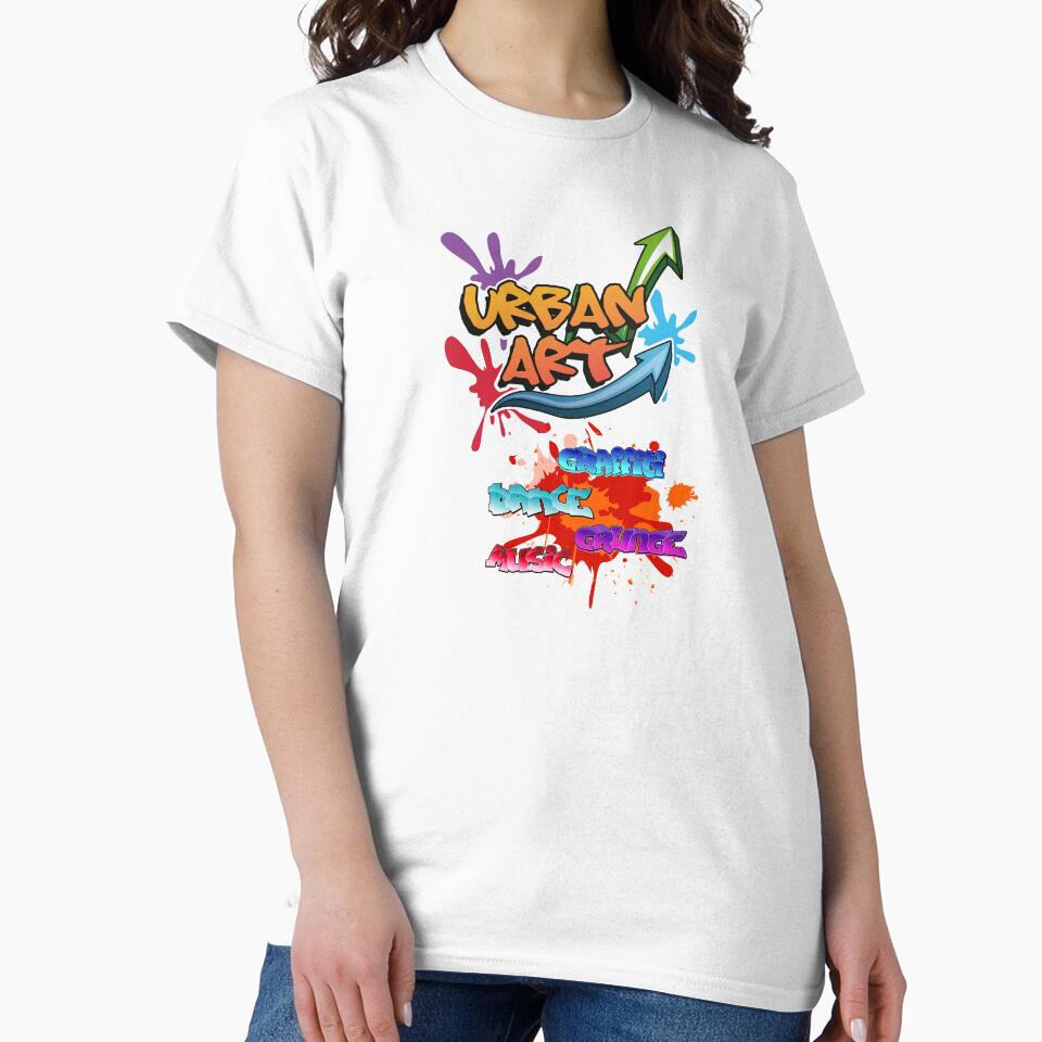 Urban Art Graffiti Dance Music Grunge by - Adult & Kids T-Shirts, Sweatshirts & Hoodies apparel design preview 2