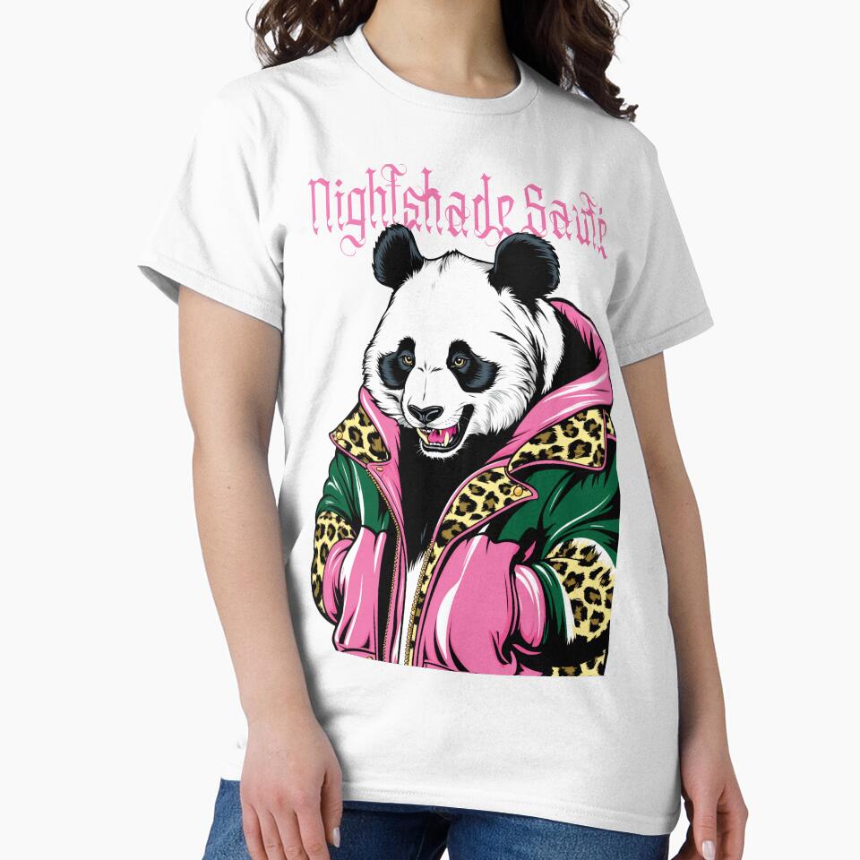 Nightshade Panda by NightshadeSaute - Adult & Kids T-Shirts, Sweatshirts & Hoodies apparel design preview 2