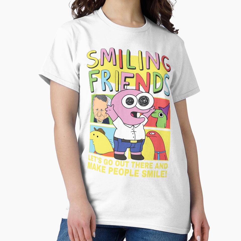 Smiling Friends Make People Smile Pim Funny Cartoon - Adult & Kids T-Shirts, Sweatshirts & Hoodies apparel design preview 2