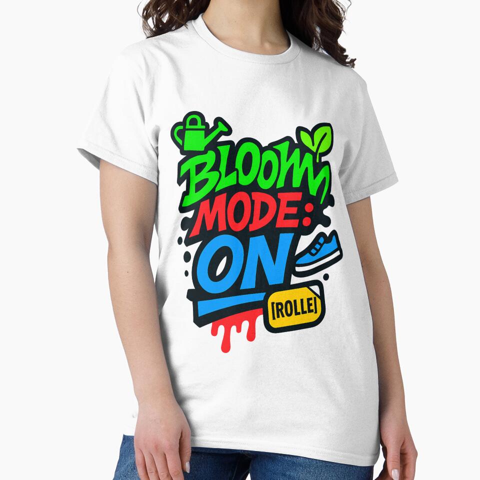 Bloom Mode On Daily Vibes For You by Svenniibee - Adult & Kids T-Shirts, Sweatshirts & Hoodies apparel design preview 2