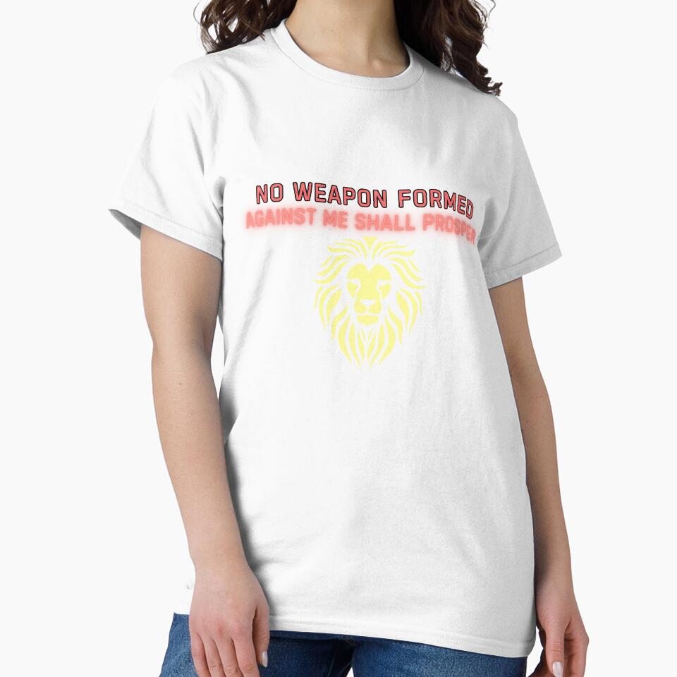 No Weapon Formed Against Me by HotNerdShirts - Adult & Kids T-Shirts, Sweatshirts & Hoodies apparel design preview 2