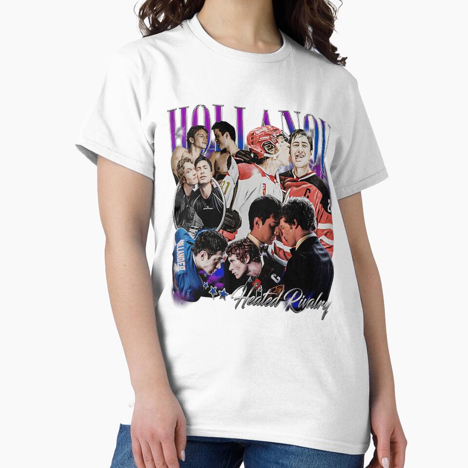 Hollanov Hockey Romance Heated Rivalry by - Adult & Kids T-Shirts, Sweatshirts & Hoodies apparel design preview 2