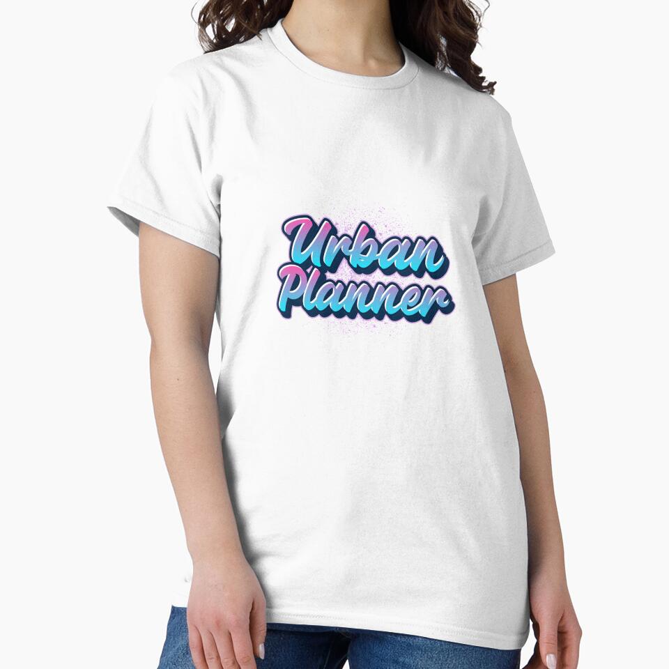 Urban Planner Spray Paint Design by CJacobsDesigns - Adult & Kids T-Shirts, Sweatshirts & Hoodies apparel design preview 2