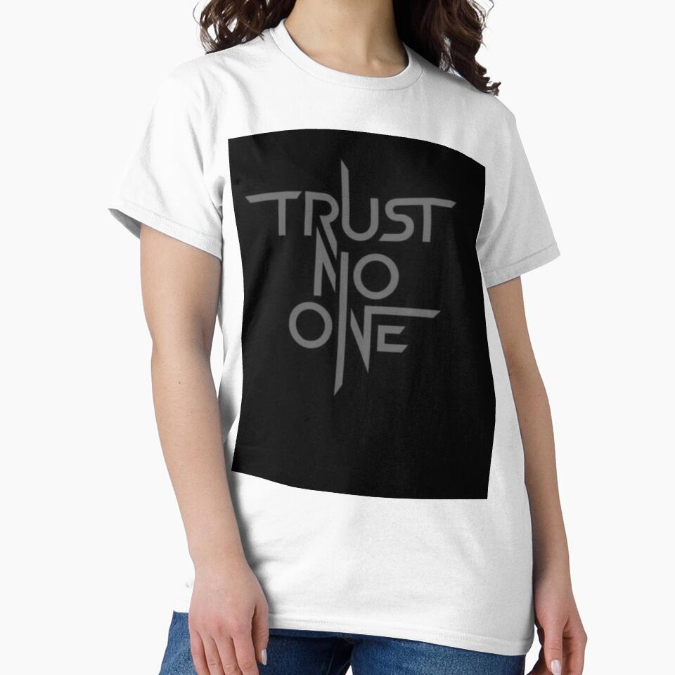 Trust no one by HinariDesign - Adult & Kids T-Shirts, Sweatshirts & Hoodies apparel design preview 2