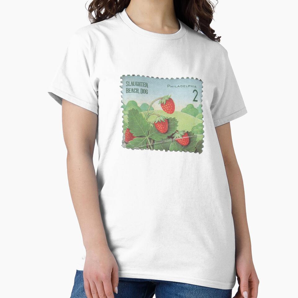 Slaughter Beach, Dog Strawberries by Schmitzmk - Adult & Kids T-Shirts, Sweatshirts & Hoodies apparel design preview 2