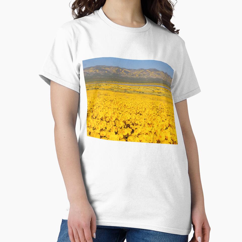 Superbloom Golden Fields of the Carrizo Plain by - Adult & Kids T-Shirts, Sweatshirts & Hoodies apparel design preview 2