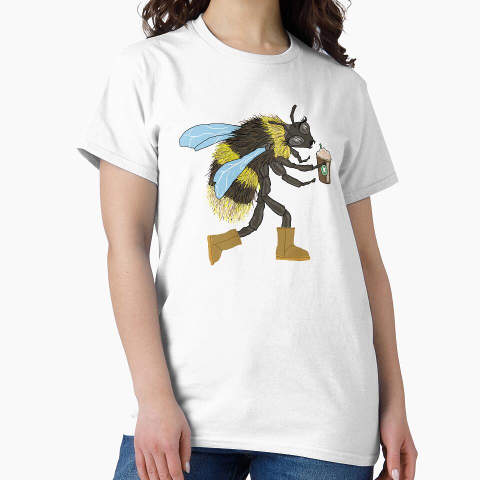 Basic Bee by KDotsLeigh - Adult & Kids T-Shirts, Sweatshirts & Hoodies apparel design preview 2