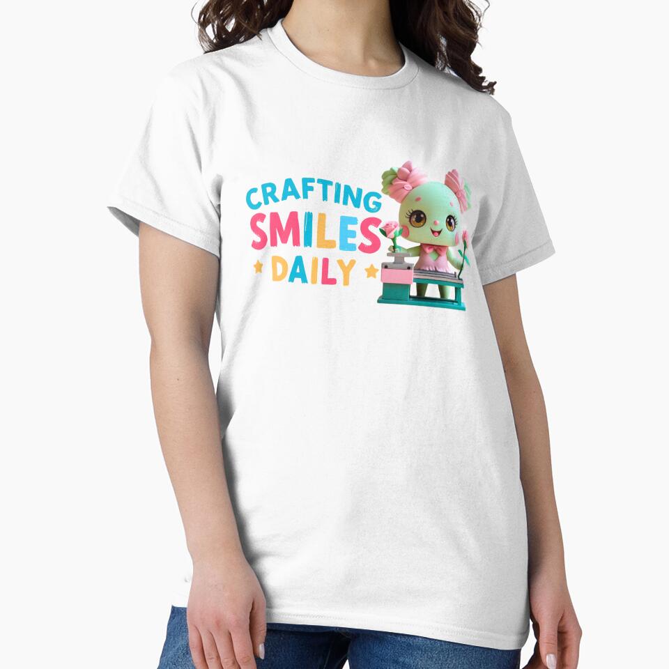Crafting Smiles Daily by Grixel's Paang Gala Shop - Adult & Kids T-Shirts, Sweatshirts & Hoodies apparel design preview 2