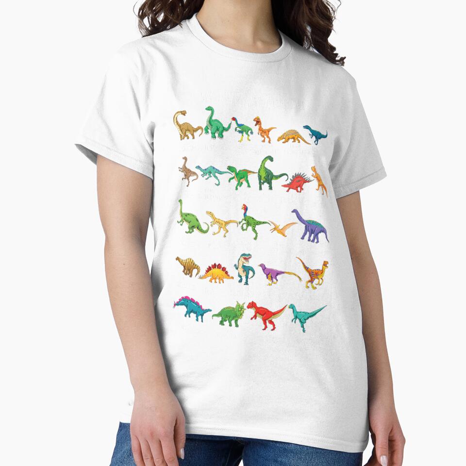 Types Of Dinosaurs Alphabet A-Z ABC Dino - Adult & Kids T-Shirts, Sweatshirts & Hoodies apparel design preview 2