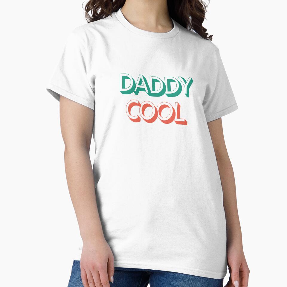 Daddy Cool Retro Style Father's Day Gift by Joy C - Adult & Kids T-Shirts, Sweatshirts & Hoodies apparel design preview 2