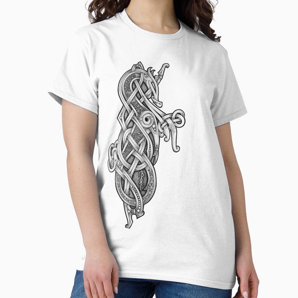 Jörmungandr by MangaCortaTees - Adult & Kids T-Shirts, Sweatshirts & Hoodies apparel design preview 2