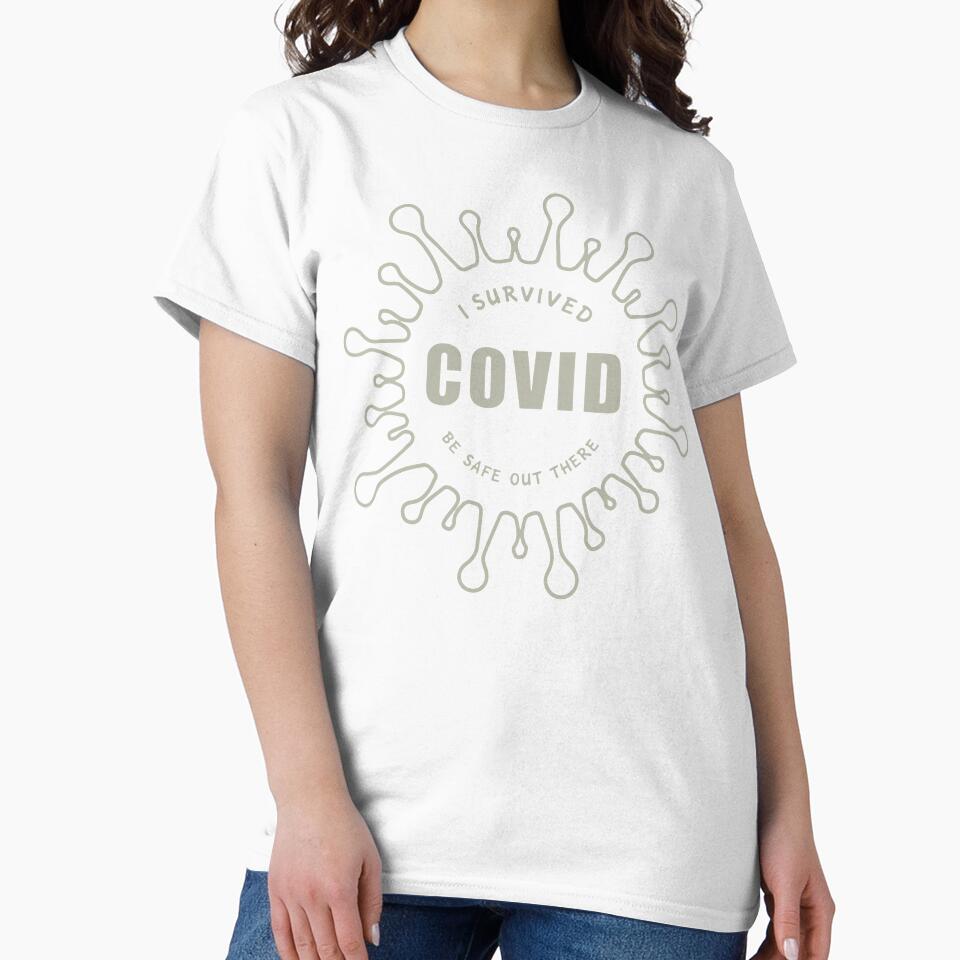 I Survived COVID by mantikzrchay - Adult & Kids T-Shirts, Sweatshirts & Hoodies apparel design preview 2
