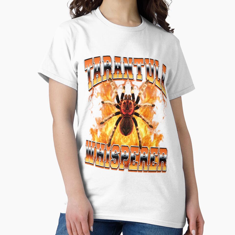 Tarantula Whisperer Spider 90s Bootleg Style by - Adult & Kids T-Shirts, Sweatshirts & Hoodies apparel design preview 2