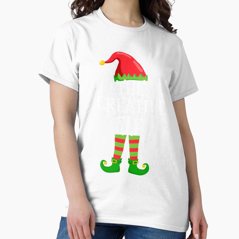 Creative Elf Family Matching Christmas Group Funny - Adult & Kids T-Shirts, Sweatshirts & Hoodies apparel design preview 2