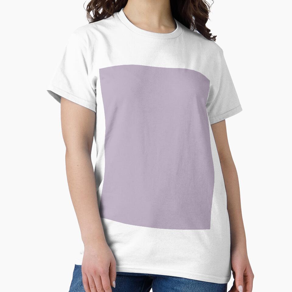 Plain Solid Color Soft Lavender Light Purple Pastel - Adult & Kids T-Shirts, Sweatshirts & Hoodies apparel design preview 2