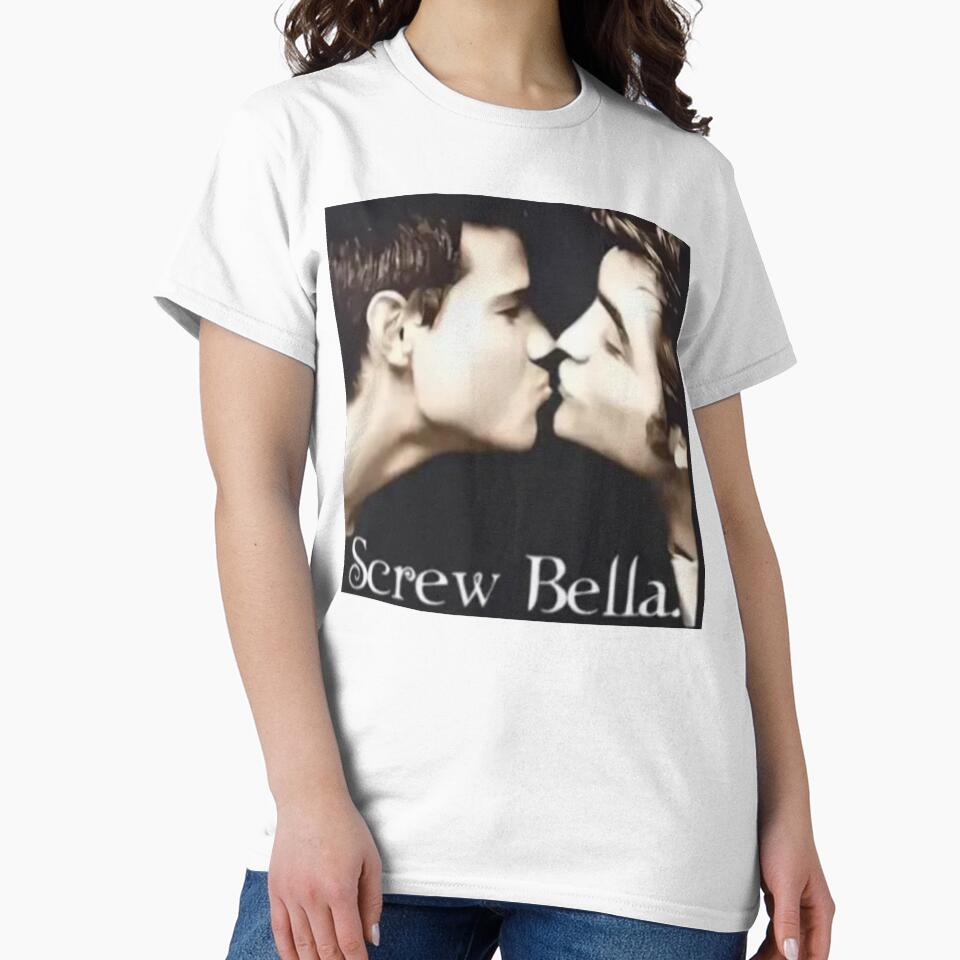Screw Bella meme Jacob and Edward by Madison Creates - Adult & Kids T-Shirts, Sweatshirts & Hoodies apparel design preview 2