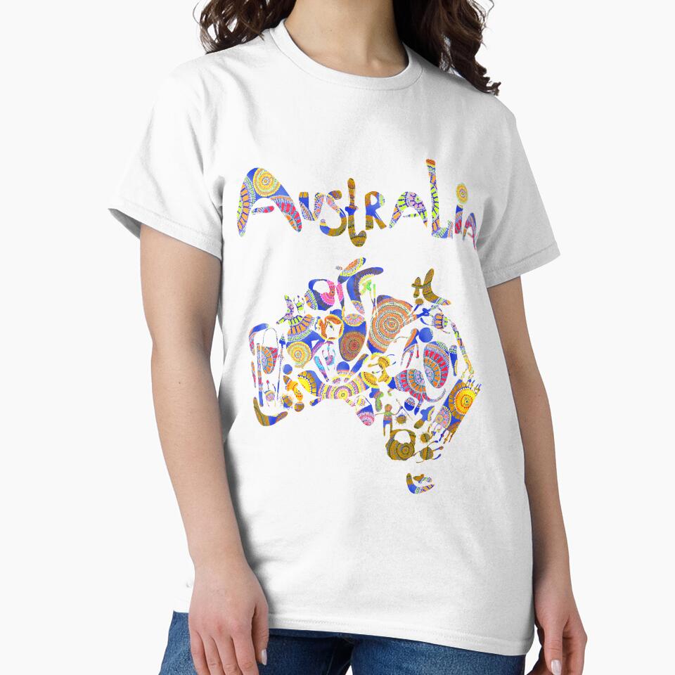 Australia Aboriginal Art by PlusPlayStore - Adult & Kids T-Shirts, Sweatshirts & Hoodies apparel design preview 2