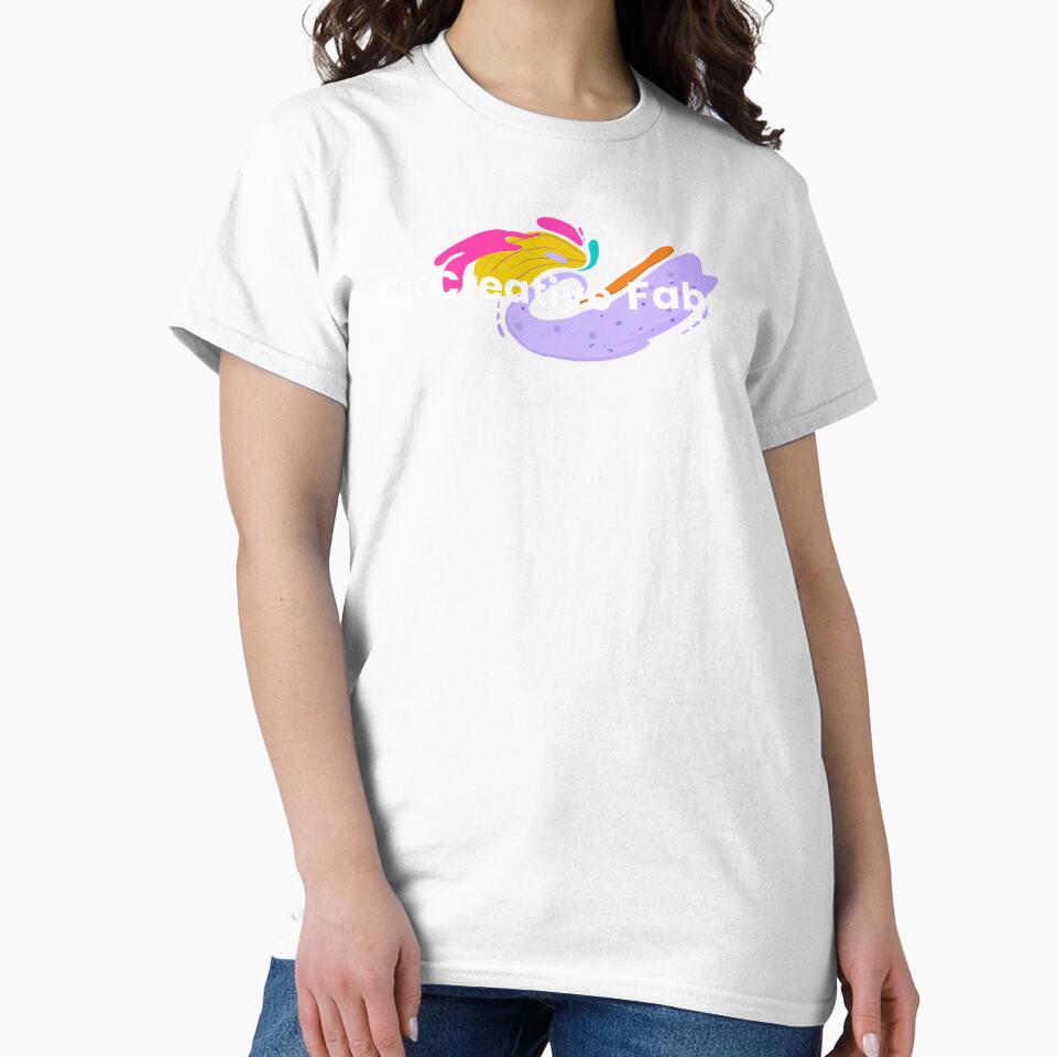 White Logo Creative Fabrica AI Studio by CFMerch - Adult & Kids T-Shirts, Sweatshirts & Hoodies apparel design preview 2