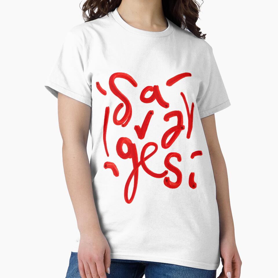 SAVAGES by ginoyoon - Adult & Kids T-Shirts, Sweatshirts & Hoodies apparel design preview 2