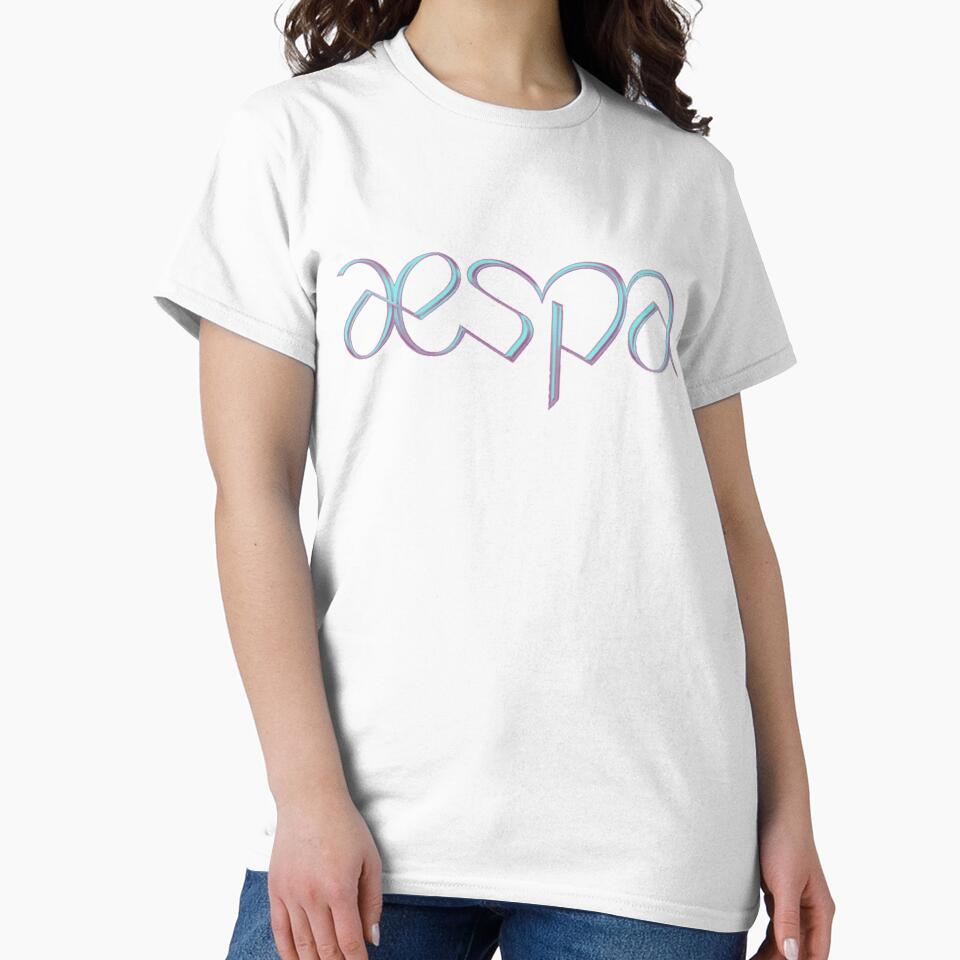Aespa logo plain by Laundry Ghost Productions - Adult & Kids T-Shirts, Sweatshirts & Hoodies apparel design preview 2
