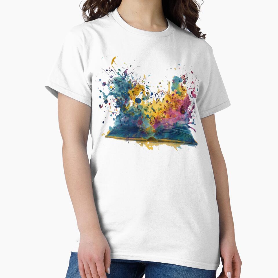 Symphony of Stories by RoonPalette - Adult & Kids T-Shirts, Sweatshirts & Hoodies apparel design preview 2