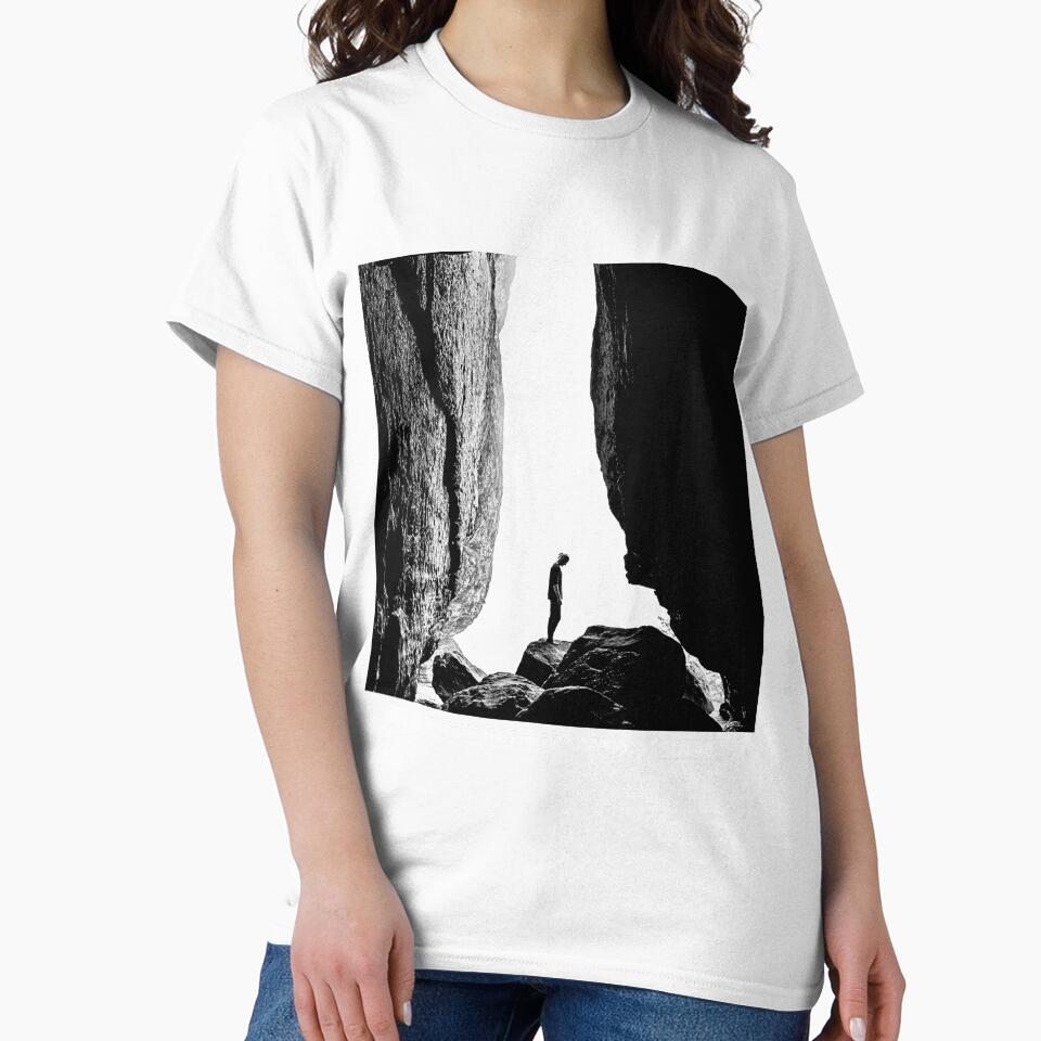 Urban Streetwear Black and White Minimalist Rock - Adult & Kids T-Shirts, Sweatshirts & Hoodies apparel design preview 2