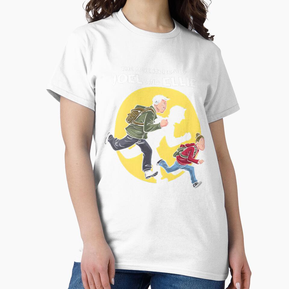 The adventures of joel and ellie by MangaCortaTees - Adult & Kids T-Shirts, Sweatshirts & Hoodies apparel design preview 2