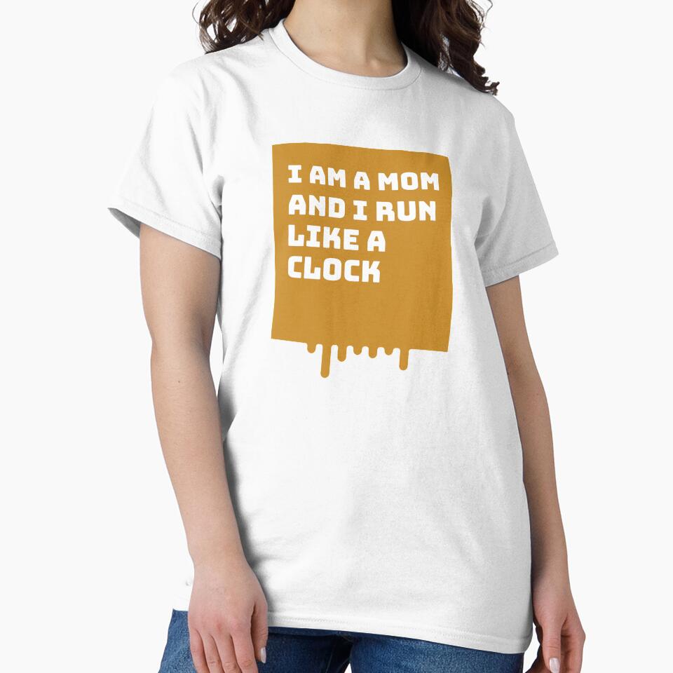 Mom runs like a clock by urban-symmetry - Adult & Kids T-Shirts, Sweatshirts & Hoodies apparel design preview 2