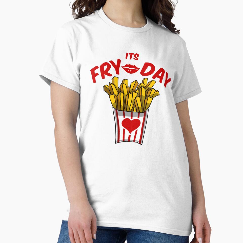 Its fry day (french fries) by hayrpictures - Adult & Kids T-Shirts, Sweatshirts & Hoodies apparel design preview 2