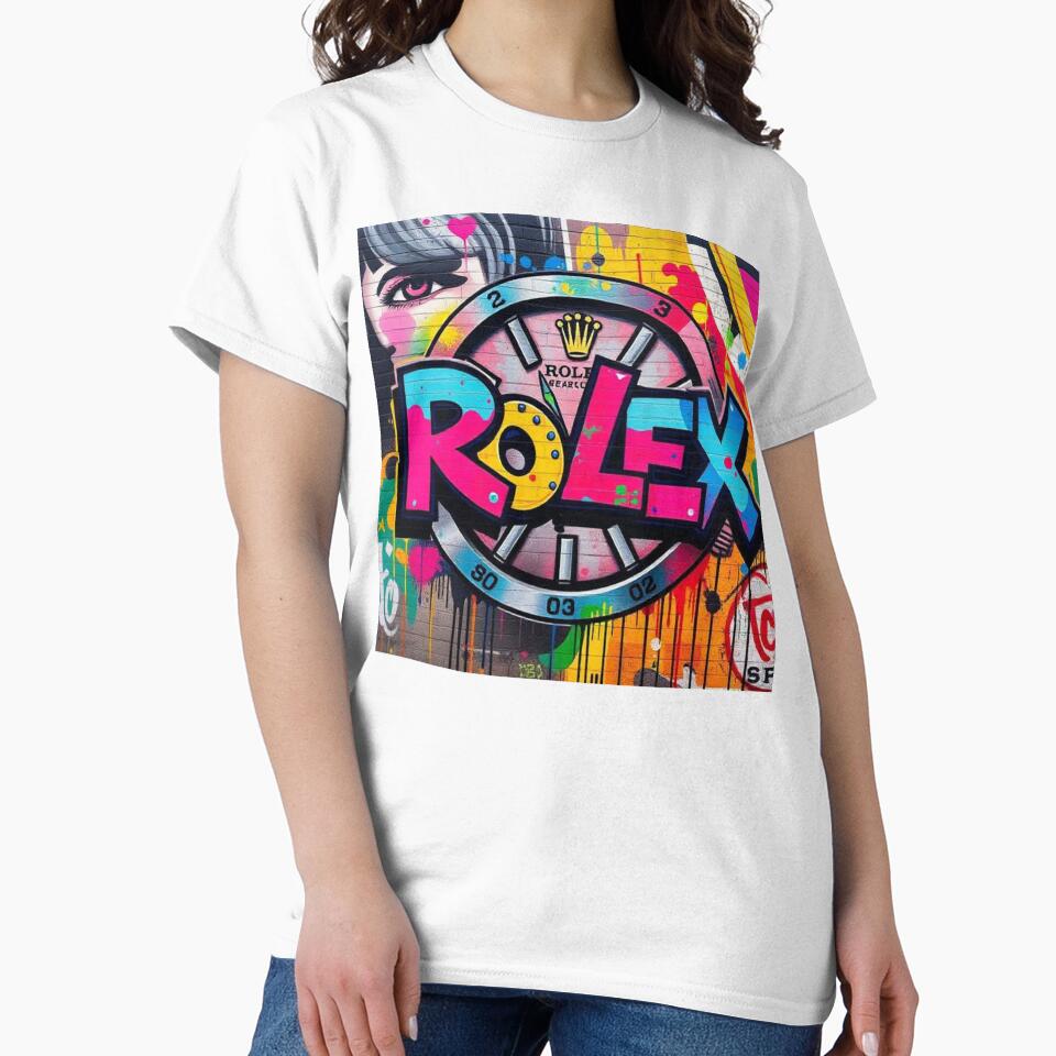 Luxury wall clock with urban graffiti by RAISC - Adult & Kids T-Shirts, Sweatshirts & Hoodies apparel design preview 2