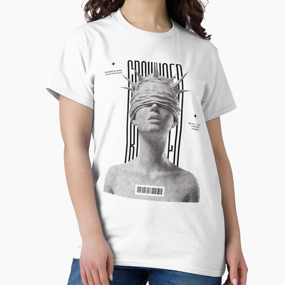 Brutalism Streetwear Crying Face Design by - Adult & Kids T-Shirts, Sweatshirts & Hoodies apparel design preview 2