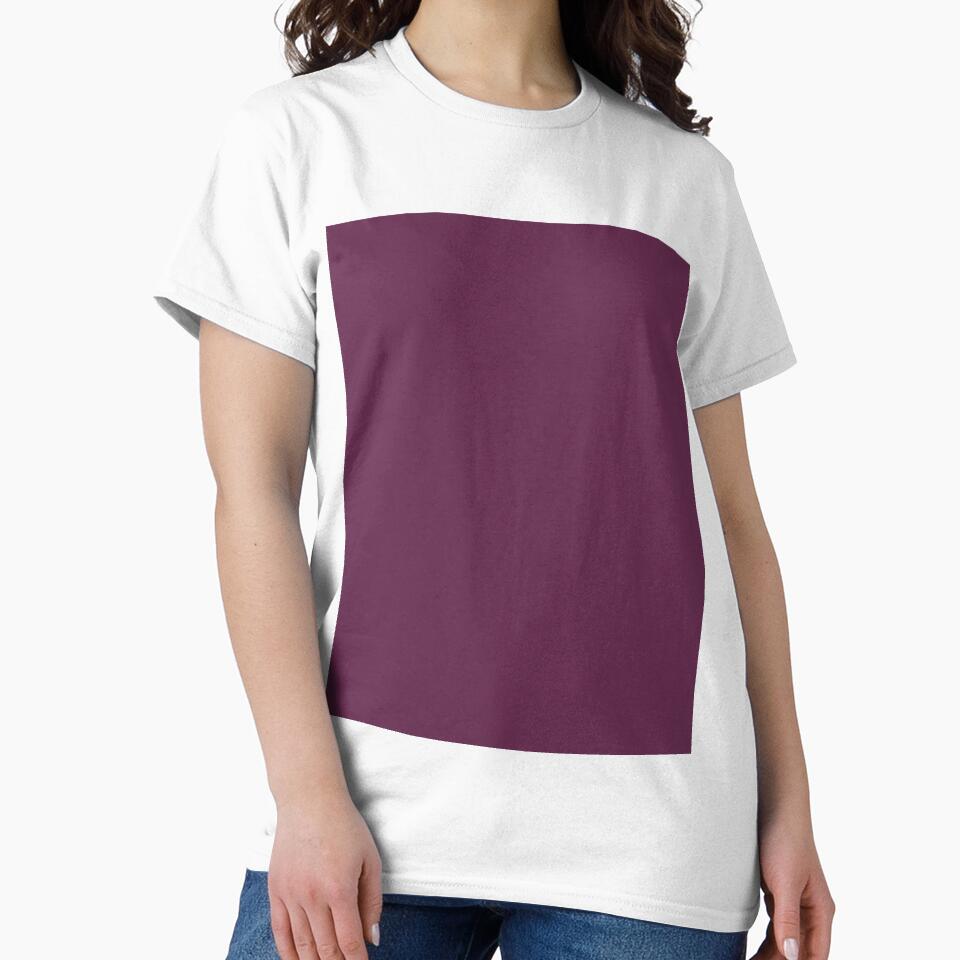 Plain Solid Color Dark Purple Chic Strong Mauve Dusty - Adult & Kids T-Shirts, Sweatshirts & Hoodies apparel design preview 2