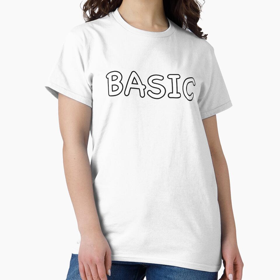 Basic by popculturechick - Adult & Kids T-Shirts, Sweatshirts & Hoodies apparel design preview 2