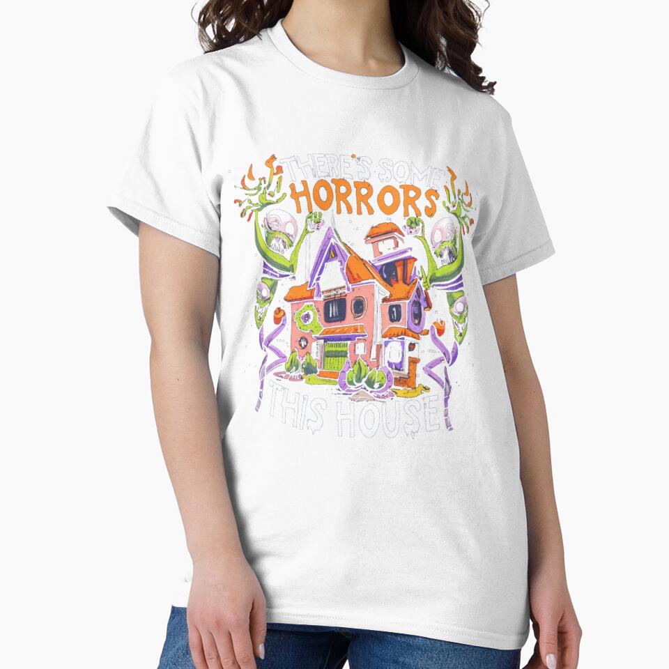 There's Some Horrors in this House The Frightening - Adult & Kids T-Shirts, Sweatshirts & Hoodies apparel design preview 2