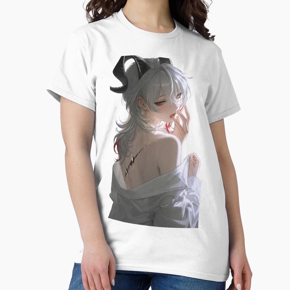 Zani Naked Back Wuthering Waves by KomiArts - Adult & Kids T-Shirts, Sweatshirts & Hoodies apparel design preview 2