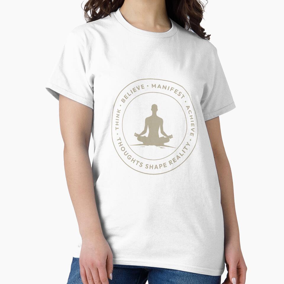 Think, Believe, Achieve: Your Daily Mantra by - Adult & Kids T-Shirts, Sweatshirts & Hoodies apparel design preview 2