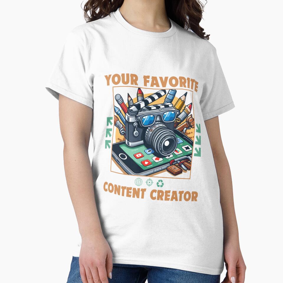 Your favorite content creator by Peerless-Prime - Adult & Kids T-Shirts, Sweatshirts & Hoodies apparel design preview 2