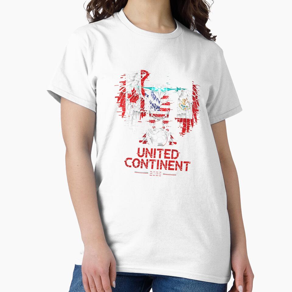 Glitched North America Eagle World Cup Soccer 2026 - Adult & Kids T-Shirts, Sweatshirts & Hoodies apparel design preview 2