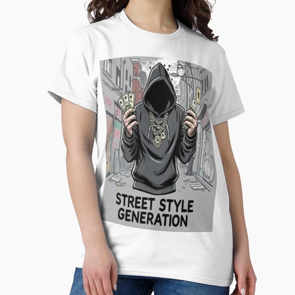 Street Style Savage Design by StreetWave01 - Adult & Kids T-Shirts, Sweatshirts & Hoodies apparel design preview 2