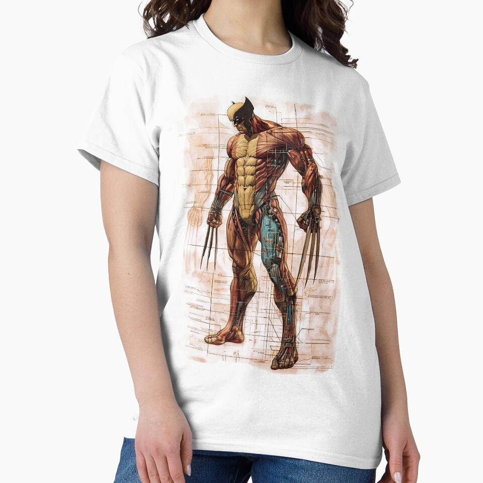 Anatomy of the wolfy by MangaCortaTees - Adult & Kids T-Shirts, Sweatshirts & Hoodies apparel design preview 2