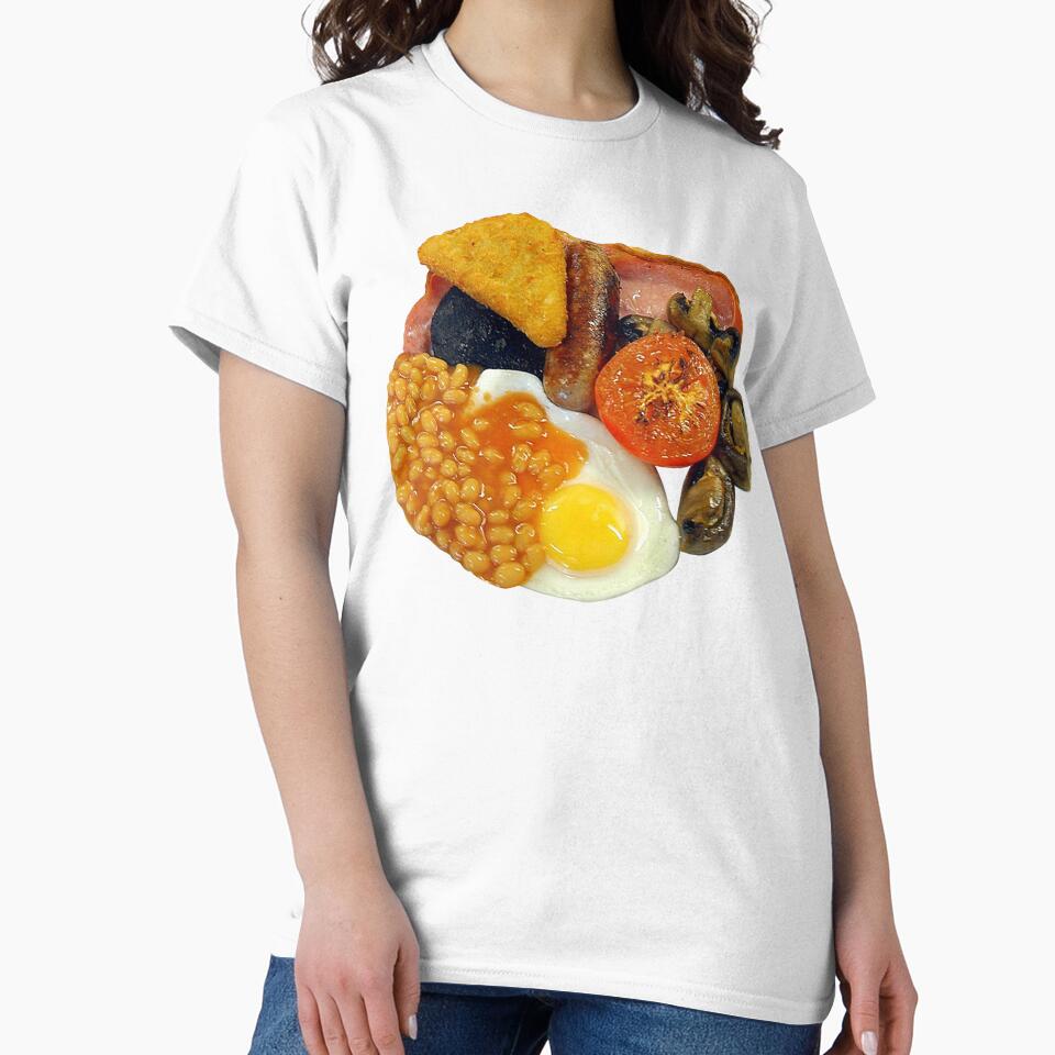 Full English Breakfast by Fairyjam - Adult & Kids T-Shirts, Sweatshirts & Hoodies apparel design preview 2