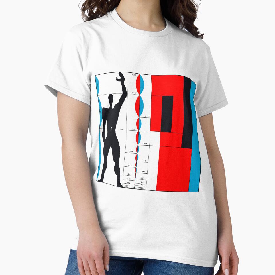 The Modulor Le Corbusier by ARCH - Adult & Kids T-Shirts, Sweatshirts & Hoodies apparel design preview 2