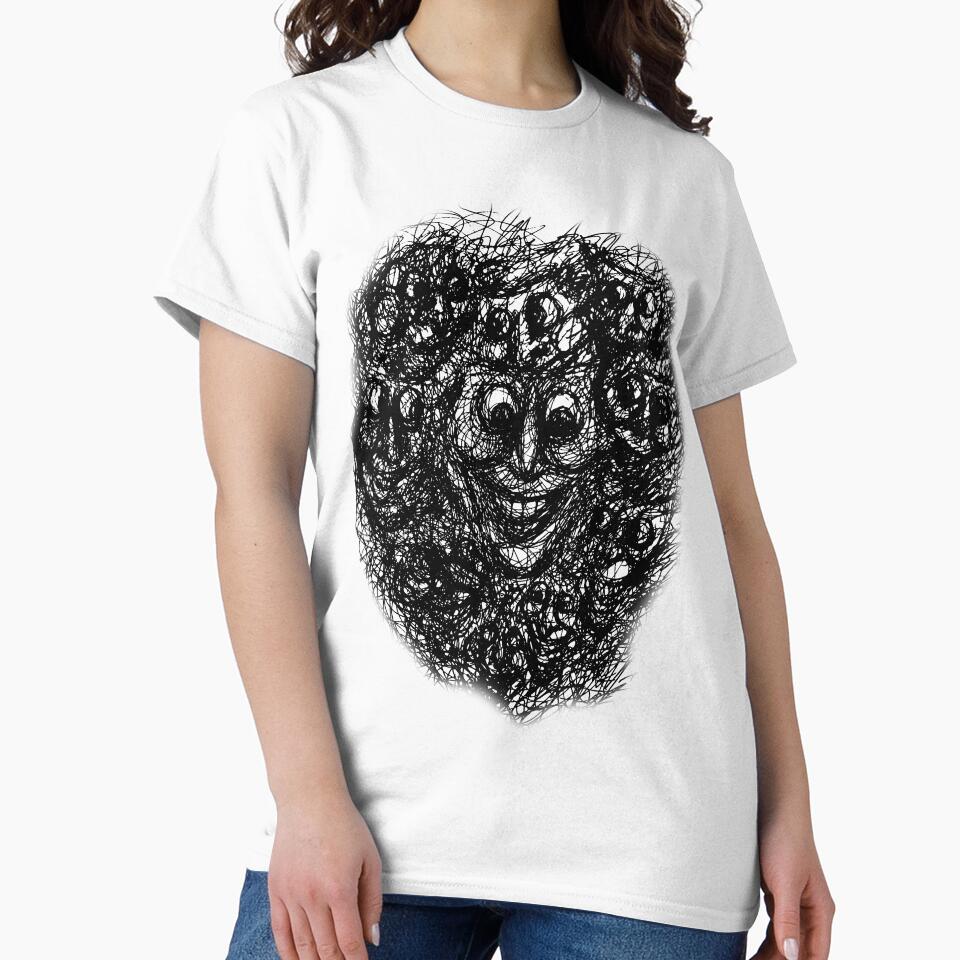 Faces Upon by xoradmagical - Adult & Kids T-Shirts, Sweatshirts & Hoodies apparel design preview 2