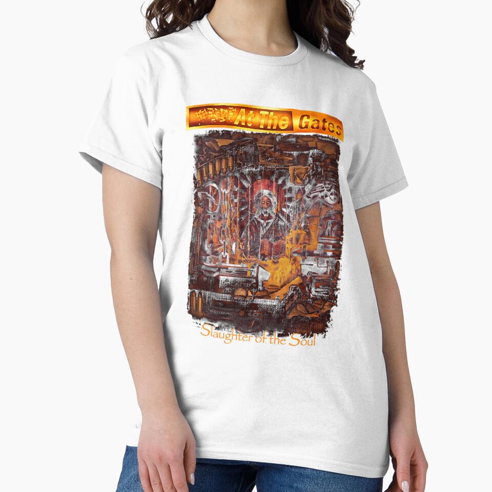 Slaughter Of The Soul By At Gates Classic Old School - Adult & Kids T-Shirts, Sweatshirts & Hoodies apparel design preview 2