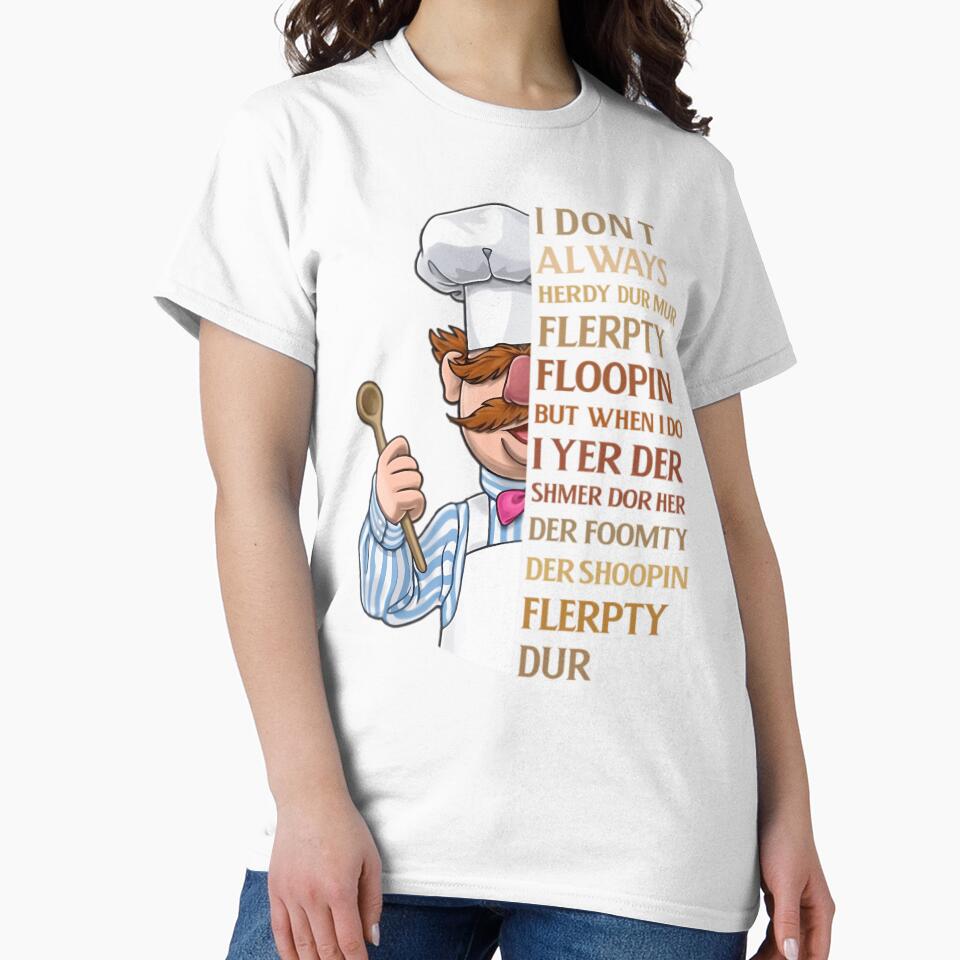 Swedish Chef Knife Vert Der Ferk I Dont Always Heardy - Adult & Kids T-Shirts, Sweatshirts & Hoodies apparel design preview 2