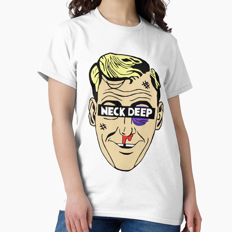 Neck Deep "Face Art" by Zeemaliks - Adult & Kids T-Shirts, Sweatshirts & Hoodies apparel design preview 2