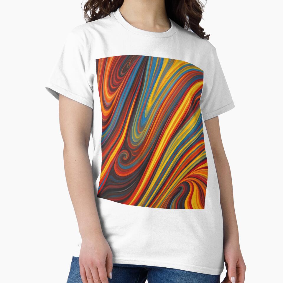 Creative Abstract Art Painting by Angie-Atelier - Adult & Kids T-Shirts, Sweatshirts & Hoodies apparel design preview 2